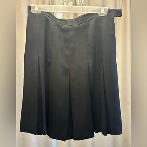 Y2K Vintage Pleated black Mini Skirt from Saks Fifth Avenue